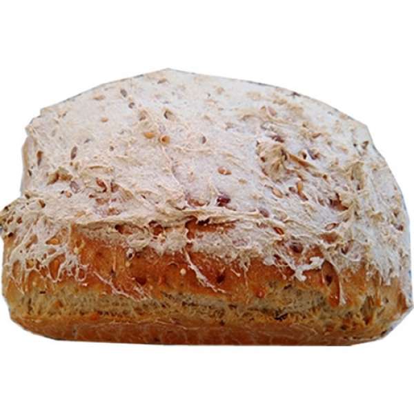 Pão sem Glúten, formato forma, com peso 700 gr. Pão com fermento natural / massa mãe, sem adição de levedura.
