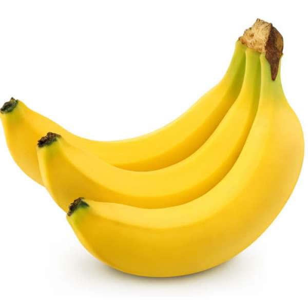 Banana vendida a granel. Produto de agricultura convencional.